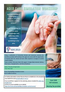 Aged Care Simulation Workshop @ UCRH Nyumbalihgu Simulation Centre