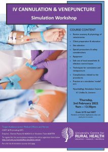 IV Cannulation and Venepuncture Simulation Workshop @ Nyumbalihgu Simulation Centre | Lismore | New South Wales | Australia