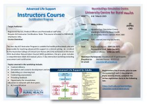 ALS Instructors Certification Course @ Nyumbalihgu Simulation Centre | Lismore | New South Wales | Australia