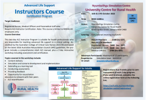 ALS Instructors Certification Course @ Nyumbalihgu Simulation Centre | Lismore | New South Wales | Australia