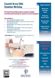 Essential Airway Skills Simulation Workshop @ Nyumbalihgu Simulation Centre | Lismore | New South Wales | Australia