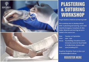 Plastering & Suturing Workshop @ Nyumbalihgu Simulation Centre, University Centre for Rural Health