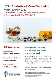 UCRH Student-Led Case Discussion @ University Centre for Rural Health