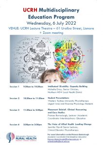 UCRH Multidisciplinary Education Program @ University Centre for Rural Health