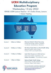 Multidisciplinary Education Program @ University Centre for Rural Health