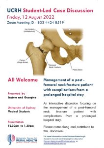 UCRH Student-Led Case Discussion @ University Centre for Rural Health