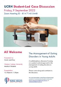 UCRH Student-Led Case Discussion @ University Centre for Rural Health