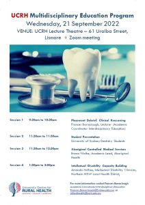 UCRH Multidisciplinary Education Program @ University Centre for Rural Health