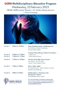 Multidisciplinary Education Program @ University Centre for Rural Health