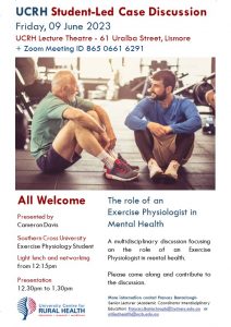 UCRH Student-Led Case Discussion @ University Centre for Rural Health