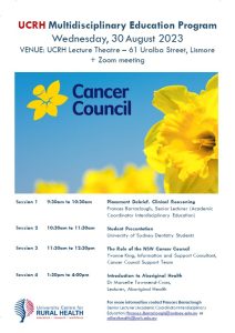 UCRH Multidisciplinary Education Program @ University Centre for Rural Health