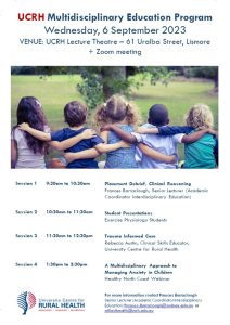 UCRH Multidisciplinary Education Program @ University Centre for Rural Health