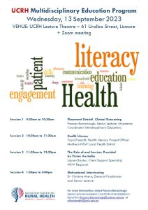 UCRH Multidisciplinary Education Program @ University Centre for Rural Health