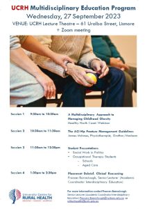 UCRh Multidisciplinary Education Program @ University Centre for Rural Health