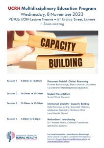 UCRH Multidisciplinary Education Program @ University Centre for Rural Health