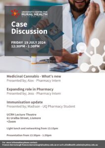Case Discussion on Friday 19 July, Pharmacy Topics @ UCRH Lecture Theatre