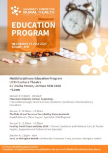 UCRH Multidisciplinary Education Program on Wednesday 17 July 2024 @ UCRH Lecture Theatre