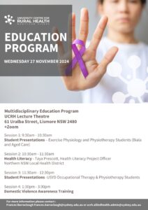 UCRH Multidisciplinary Education Program on Wednesday 27 November 2024 @ UCRH Lecture Theatre
