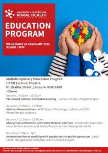 UCRH Multidisciplinary Education Program on Wednesday 26 February 2025 @ UCRH Lecture Theatre