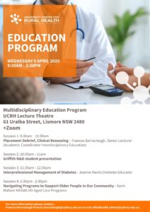 UCRH Multidisciplinary Education Program on Wednesday 9 April 2025 @ UCRH Lecture Theatre
