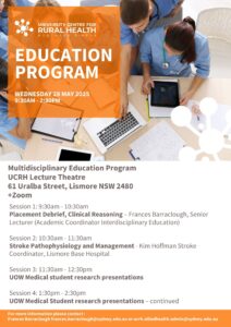 UCRH Multidisciplinary Education Program on Wednesday 28 May 2025 @ UCRH Lecture Theatre
