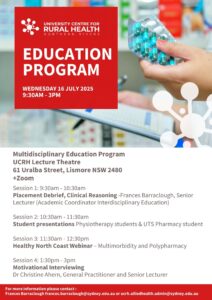 UCRH Multidisciplinary Education Program on Wednesday 16 July 2025 @ UCRH Lecture Theatre