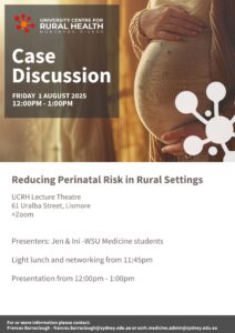UCRH Student Led Case Discussion on Friday 1 August 2025 @ UCRH Lecture Theatre