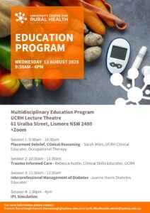 UCRH Multidisciplinary Education Program on Wednesday 13 August 2025 @ UCRH Lecture Theatre