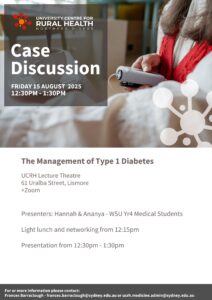 Student Led Case Discussion next Friday 15 August 2025 @ UCRH Lecture Theatre