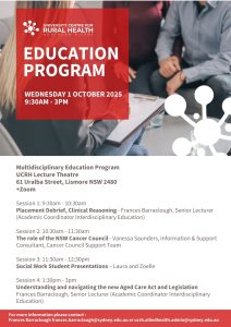 UCRH Multidisciplinary Education Program on Wednesday 1 October 2025 @ UCRH Lecture Theatre