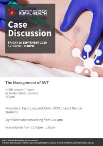 Student Led Case Discussion next Friday 26 September 2025 @ UCRH Lecture Theatre