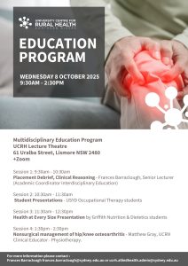 UCRH Multidisciplinary Education Program on Wednesday 8 October 2025 @ UCRH Lecture Theatre