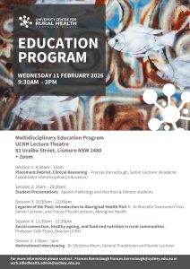 UCRH Multidisciplinary Education Program on Wednesday 11 February 2026 @ UCRH Lecture Theatre