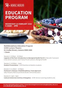 UCRH Multidisciplinary Education Program on Wednesday 25 February 2026 @ UCRH Lecture Theatre