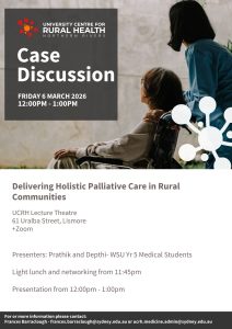 UCRH Student Led Case Discussion Friday 6 March 2026 @ UCRH Lecture Theatre