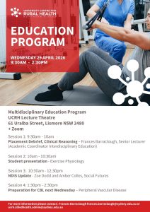 UCRH Multidisciplinary Education Program on Wednesday 29 April 2026 @ UCRH Lecture Theatre