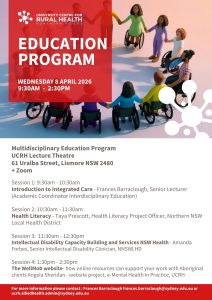 UCRH Multidisciplinary Education Program on Wednesday 8 April 2026 @ UCRH Lecture Theatre